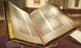 Gutenberg Bible the original printed book