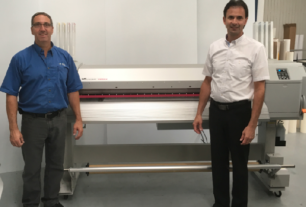 Claude ( left) and Gilles Ostiguy ( right) with new MUTOH 1638X