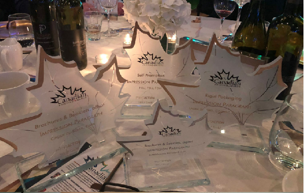 Gold Awards in 3 categories