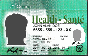 Ontario Health Card
