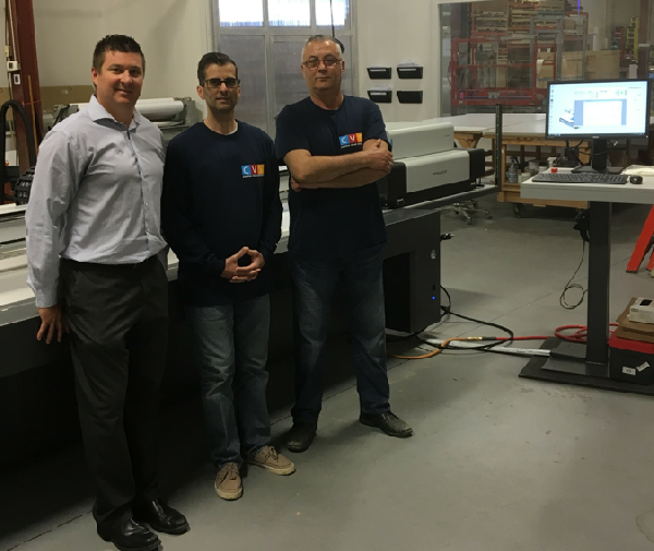 left to right:  Kevin Graham &ndash; Cansel Sales Rep, David Sayej &ndash;CVS and Agim Bekteshi- CVS