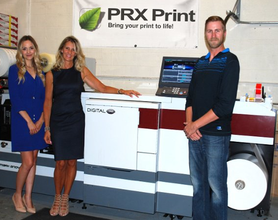 L to R Kristina Sauve Production Manager, Debbie Gilbert President , Andrew Stewart Pressman 