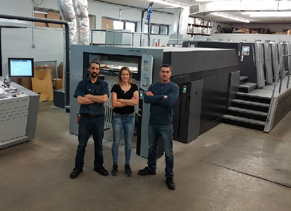 From left to right Francis Cote, Genevieve Cote, and Robert Cote