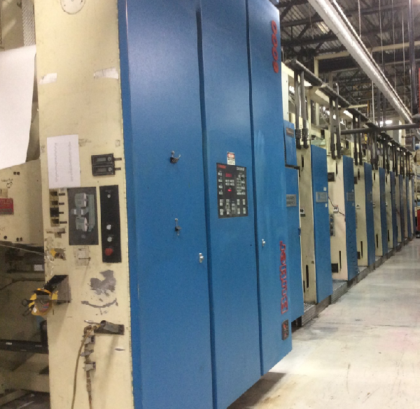 One of Norecob two Harris M1000 webs 