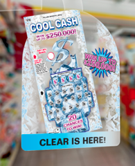 Worlds first clear lottery tickets 