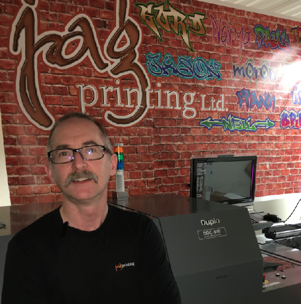 Gord Hentel of Jag Printing 