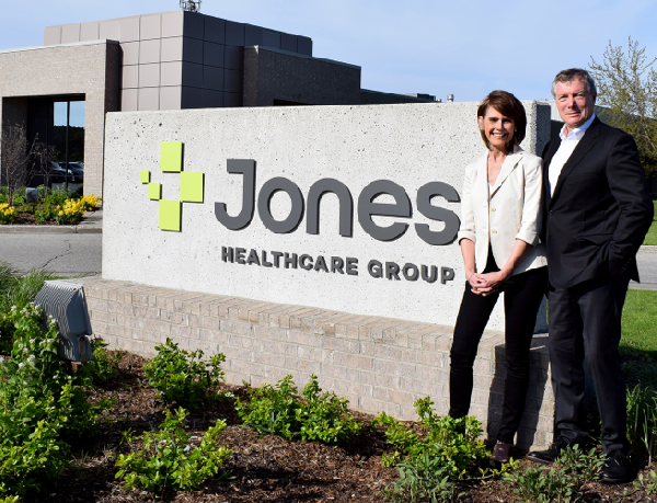 Chris Jones Harris, Principal, Corporate Development and Ron Harris, President & CEO at Jones Healthcare Group