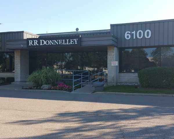 RR Donnelley's Canadian head office in Missauga . Canada's fifth largest printer 