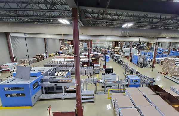 Transcontinental Interglobe book printing plant in Beauceville, Quebec 