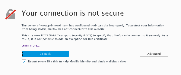 Older computers and browsers are being blocked from websites 