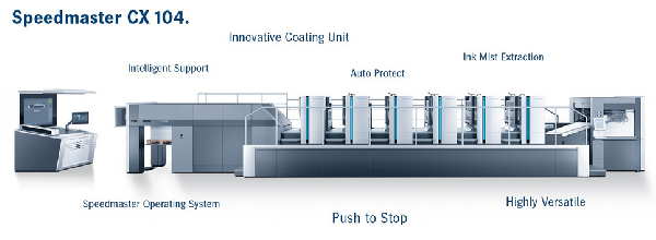 Speedmaster CX 104 labeled as most versatile presses now 