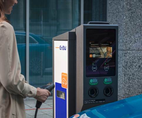 Electric car charging stations 