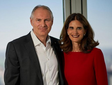 Francois Olivier with Wife Isabelle Marcoux 