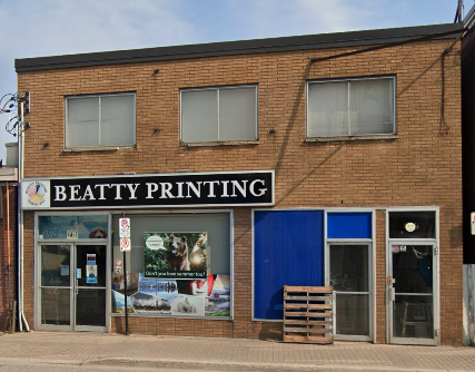 Beatty Printing downtown location in North Bay