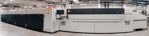 Over 62 feet long and 11.5 feet wide , worlds largest CTP system 