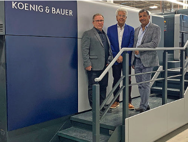 Offset sheet fed press sales have done well. 