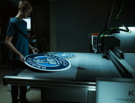 Lead operator Sam Toews, seen putting the X24 through its paces.