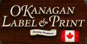 Printer od wine, spirits & cigar labels