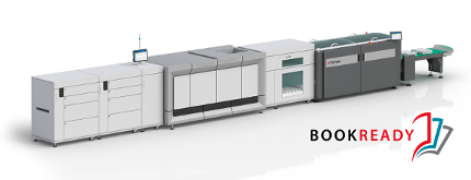 Sheet fed inkjet book press 