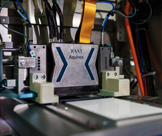 Aquinox printheads on the ImagibeX platform