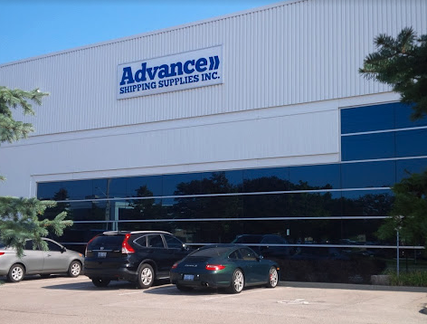 Advance Shipping Supplies warehouse in Missauga