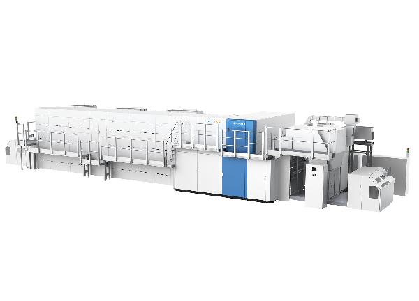 Truepress PAC 830F, water-based inkjet system for flexible packaging.