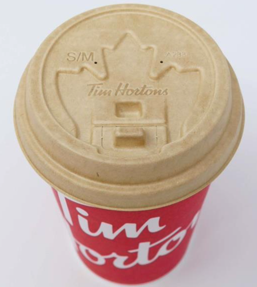 Fibre lids instead of plastic 