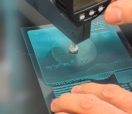  Nyloflex&reg; FTV Digital can hold the finest highlight dots