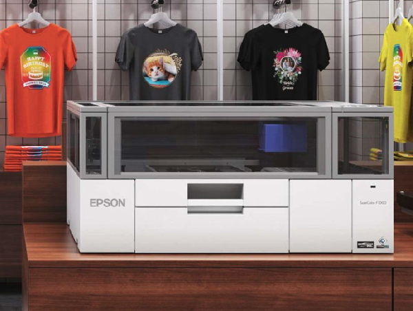 SC-F1000 prints directly onto dark and light fabrics
