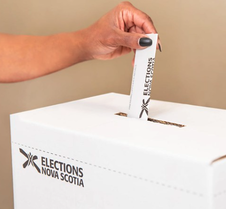 Printed election notices and ballots still part of Canadian elections 
