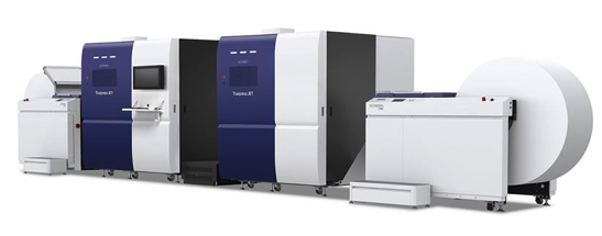 SCREEN Truepress JET 520HD mono. Demand for monochrome printing continues to be the strongest in publishing applications