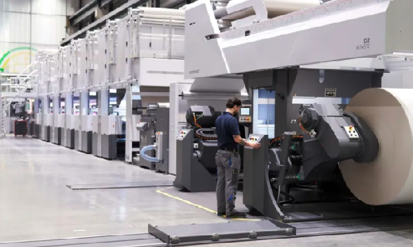 Heidelberg's Boardmaster: max web width of 65 inches (1,650mm) 