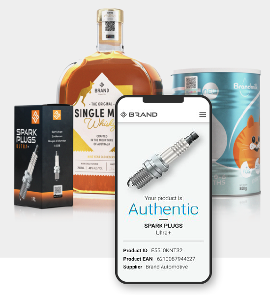 Authentic verification for products 