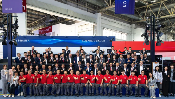 Koenig & Bauer exhibited on a booth spanning over 10,000 sq.ft. 