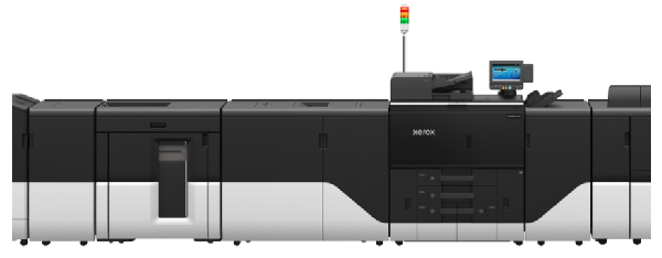 IJP900 Inkjet Press, handles substrates from 52–360 gsm including plain, uncoated, super smooth, inkjet treated (matte, silk, and plain) media, oversized sheets up to 48” 