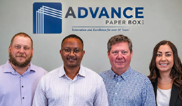 L to R): Jared Choquette, COO; Yeti Biroue, CFO; Gerry Choquette, President and CEO; and Tricia Choquette, Director of Sales.
