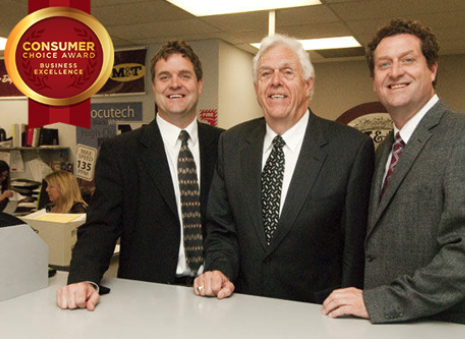 L to R Dean Froome, Don Froome and Mike Froome 