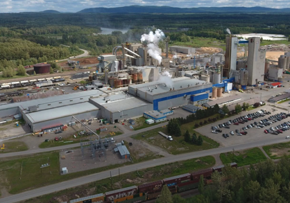 Northwood Pulp Mill in Prince George B.C.